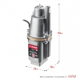 Насос вибрационный "Родничок-В", Зубр серия "МАСТЕР", НВВ-15