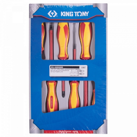 products/Набор отверток, диэлектрические, 6 предметов KING TONY 30606MR