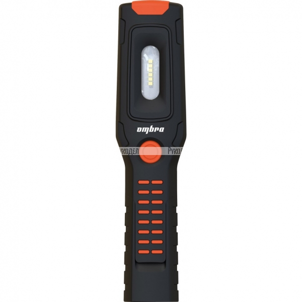 Фонарь светодиодный аккумуляторный, переносной со световым пучком 500+100 Лм Ombra, A90062