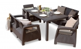 Стол для сада пластиковый Keter Melody Table коричневый (17190205), 255812