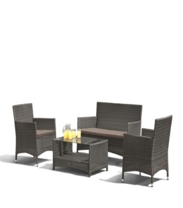 products/Комплект мебели  (иск. ротанг)  2+1+1 AFM-2025G Grey
