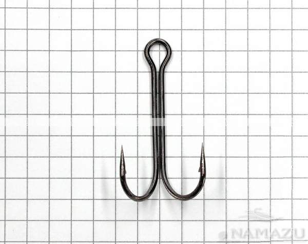 Крючок Namazu «Double Hook Long», размер 1/0 (INT), цвет BN, двойник (50 шт.)N-HDL1/0BN
