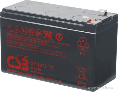 products/1015908, TOR Аккумулятор для штабелёров Vango500 12V/45A гелевый (Gel battery)