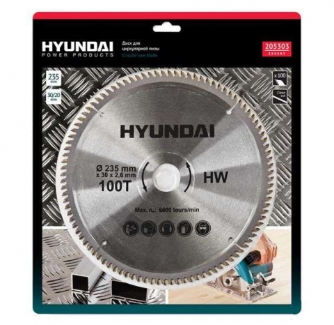 products/Диск по металлу HYUNDAI для циркулярных пил D235мм 205303, арт. 16352	