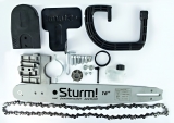Насадка для УШМ Sturm AGCS16-01, цепная пила, длина шины 16", шаг цепи 3/8", 59 звеньев