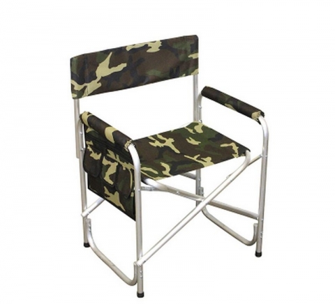 products/Кресло складное "СЛЕДОПЫТ" 595х450х800 мм, с карманом на подлокотнике, алюминий PF-FOR-AKS02