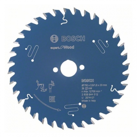 products/Пильный диск Bosch Expert for Wood 150x20, 36T, по дереву, арт. 2608644012