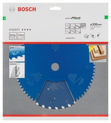 products/Пильный диск по дереву Expert for Wood 235x30x2.8/1.8x36T Bosch 2608644064