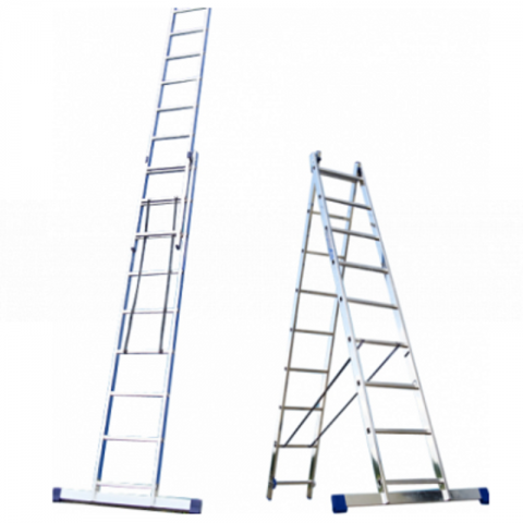 products/Лестница-стремянка Кратон 2-х секционная 252/420 см, 8 кг 2х9 ст. 2 14 04 011