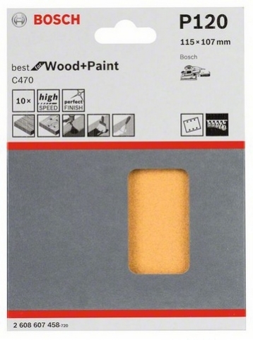products/10 ш/листов 115Х107 К120 Best for Wood+Paint 2608607458
