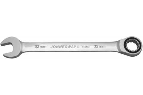 products/Комбинированный трещоточный ключ 32 мм Jonnesway W45132