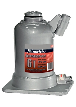 products/Домкрат гидравлический бутылочный телескопический, 6 т, подъем 171–453 мм MATRIX 507405