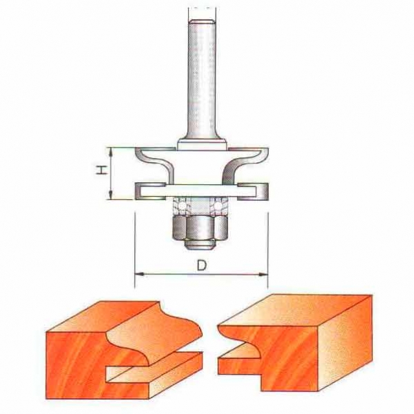 Фреза Globus 3505 комбинированная рамочная