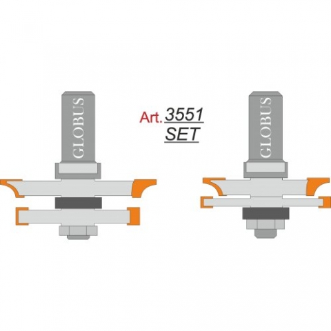 products/Фреза Globus 3551 Set (12)