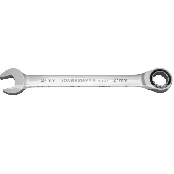 W45127 Jonnesway Ключ гаечный комбинированный трещоточный, 27 мм