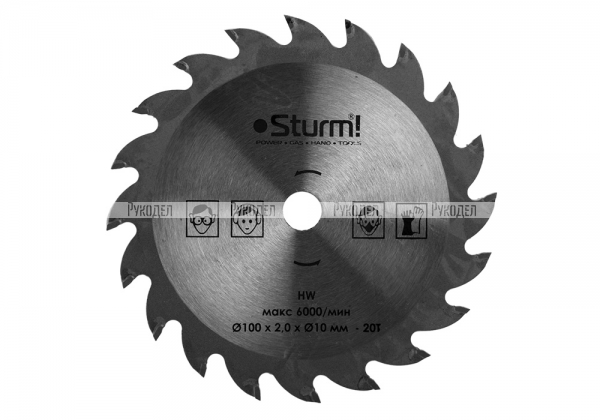 Пильный диск Sturm! CS5010Li-990 100х10х20Т для CS5010Li