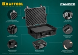 Ящик ударопрочный PANZER пластиковый, степень защиты IP55, 10, KRAFTOOL 38251-10