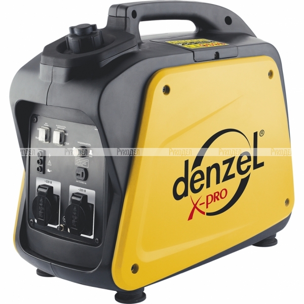 Генератор инверторный Denzel GT-2100i X-Pro 2,1 кВт, 220В, бак 4,5 л, ручной старт (арт. 94642)
