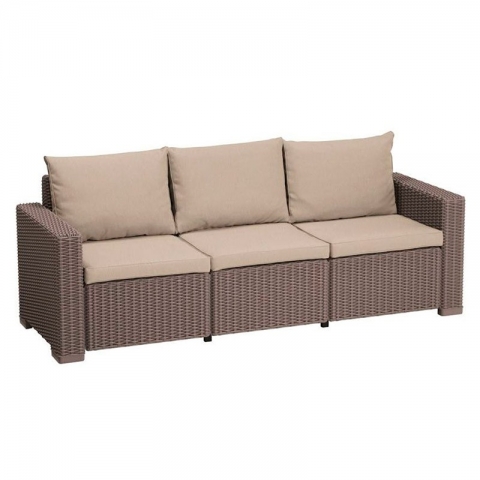 products/Диван трехместный Keter California 3-sofa (17196779) капучино 252837