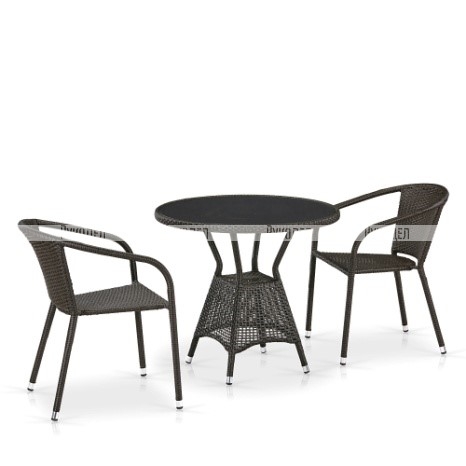 Комплект мебели Afina 2+1 T707ANS/Y137C-W53 2Pcs Brown 