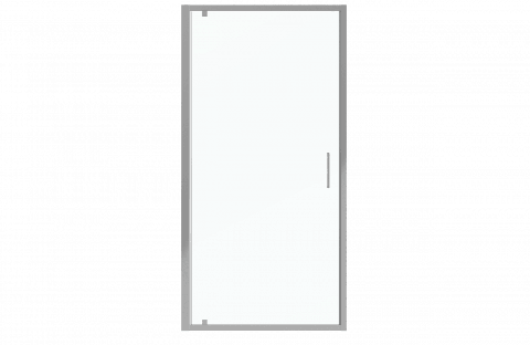 products/Душевая дверь в нишу с одной распашной дверью BRAVAT LINE арт BD100.4111A 
