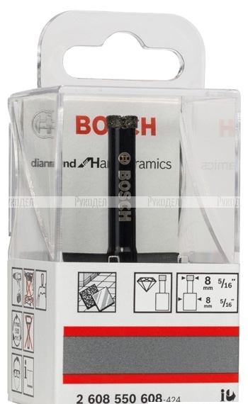 Сверло алмазное для аккумуляторных дрелей (8 мм) Bosch 2608550608