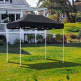Тент-шатер садовый быстро сборный Helex 4322 3x2х3м полиэстер черный