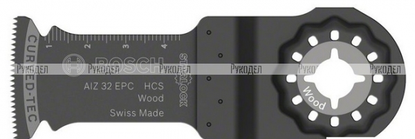 Погружное пильное полотно HCS WOOD (32х50 мм) для GOP 10.8 Bosch 2608661626