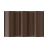 Садовый бордюр сплошной 9м Cellfast пластиковый 25 см коричневый, арт. 30-014
