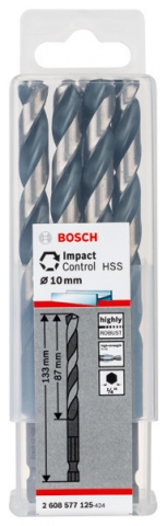 products/Сверло по металлу Impact Control (10х133 мм; 5 шт.) Bosch 2608577125