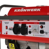 Генератор бензиновый LK 3500,2,8 кВт, 230 В, бак 15 л, ручной старт// Kronwerk, 94688