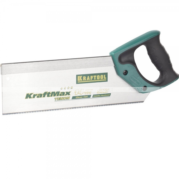 Ножовка с обушком для стусла (пила) KRAFTOOL 15228-30 "KraftMax" TENON, 14 /15 TPI, 300 мм, специальный зуб