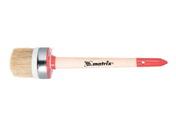 products/Кисть круглая Профи №6 (30 мм), натуральная щетина, деревянная ручка MATRIX