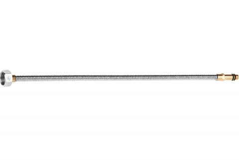 products/Подводка ЗУБР "ЭКСПЕРТ" 51013-040 сильфонная из нержавеющей стали, для смесителя, удлиненная, г/ш (гайка-штуцер), 1/2", 0,4м