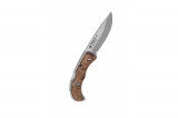 Нож ЗУБР "ПРЕМИУМ" СКИФ 47712 складной, эргономичная рукоятка с деревянными накладками,180мм/лезвие 75мм