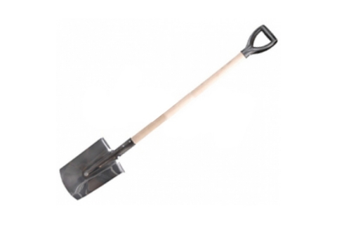 products/Лопата трапециевидная из нержавеющей стали, деревянный черенок, с рукояткой, ЗУБР Профессионал 4-39412_z01