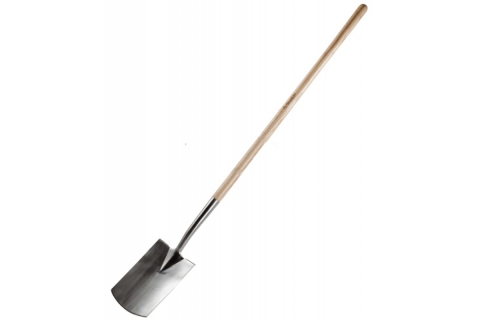 products/Лопата штыковая прямоугольная из нержавеющей стали, деревянный черенок, ЗУБР Профессионал 4-39415