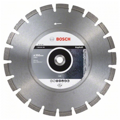 products/Алмазный диск Bosch Best for Asphalt 350х20 мм, по асфальту/бетону, арт. 2608603785