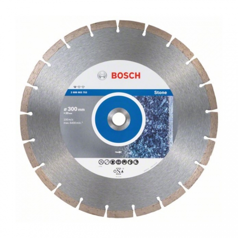 products/Алмазный диск Bosch Standard for Stone 300х20 мм, по камню, арт. 2608603753