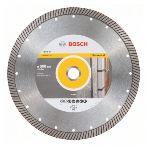 products/Алмазный диск Bosch Best for Universal Turbo 300х25.4 мм, универсальный, арт. 2608603812