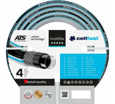 products/Садовый шланг 6 слоя Cellfast MULTIFLEX ATSV 1" 10 м, арт. 13-830