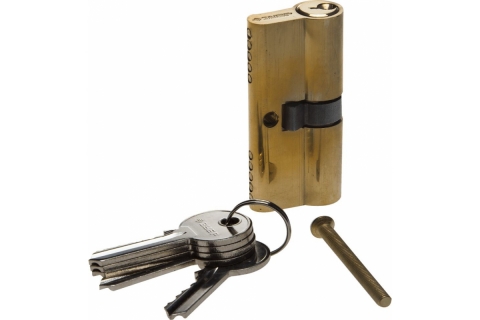 products/Механизм ЗУБР "Мастер" 52101-60-1 цилиндровый, тип "ключ-ключ", цвет латунь, 5-PIN, 60мм