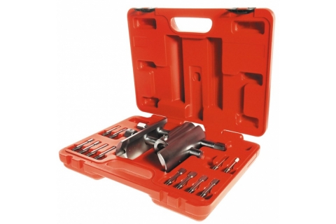 products/Ключ для гаек ступицы универсальный, 49-143 мм, кейс, 13 предметов МАСТАК 100-42013C