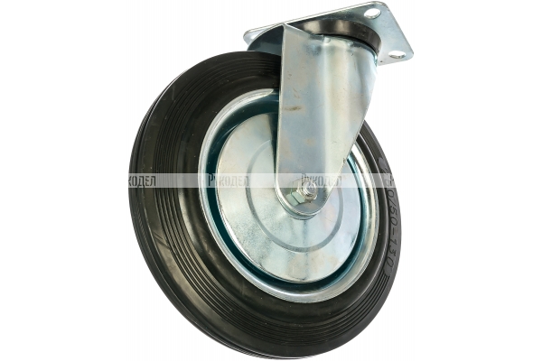 Колесо поворотное резина/металл, игольчатый подшипник, ЗУБР Профессионал 30936-250-S	