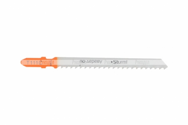 Пилки для лобзика T111C по дереву (75 мм; 2 шт.) Sturm 5250606