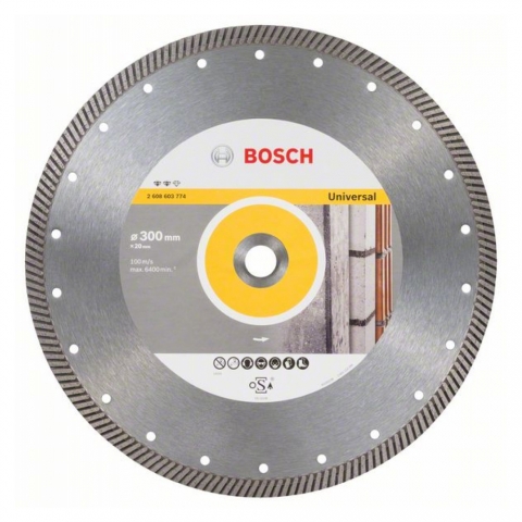 products/Алмазный диск Bosch Expert for Universal Turbo 300х20 мм, универсальный, арт. 2608603774
