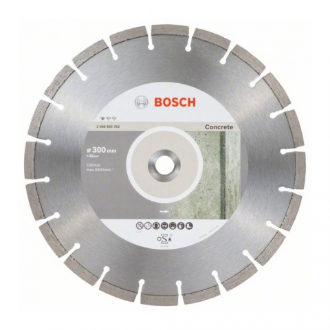 products/Алмазный диск Bosch Standard for Concrete 300х20 мм, по бетону, арт. 2608603762
