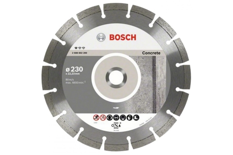 products/Алмазный диск Bosch Standard for Concrete230-22,23, 10 шт в уп. 2608603243
