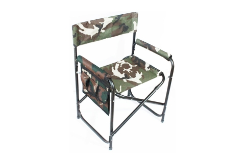 products/Кресло складное "СЛЕДОПЫТ" с карманом на подлокотнике 585х450х825 мм, сталь PF-FOR-SK02