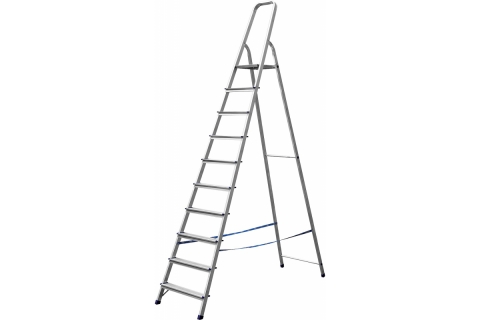 products/Лестница-стремянка СИБИН алюминиевая, 10 ступеней, 208 см 38801-10 